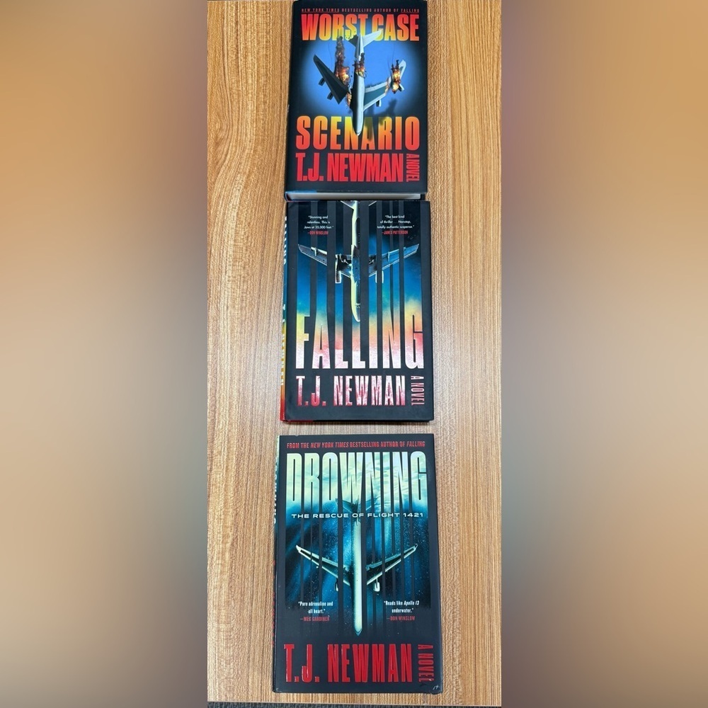 T.J. Newman Book Lot | Set Of 3